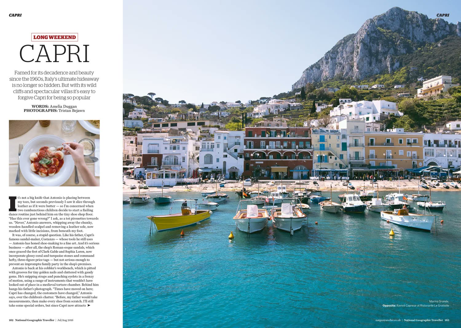 Capri — long weekends, opening spread