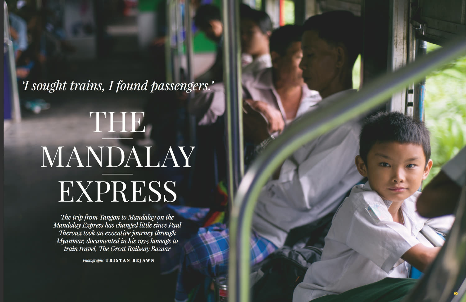 The Mandalay Express — opening spread