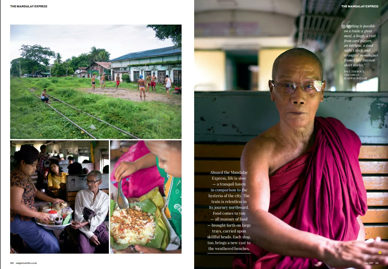 Trackside villages along the Mandalay line